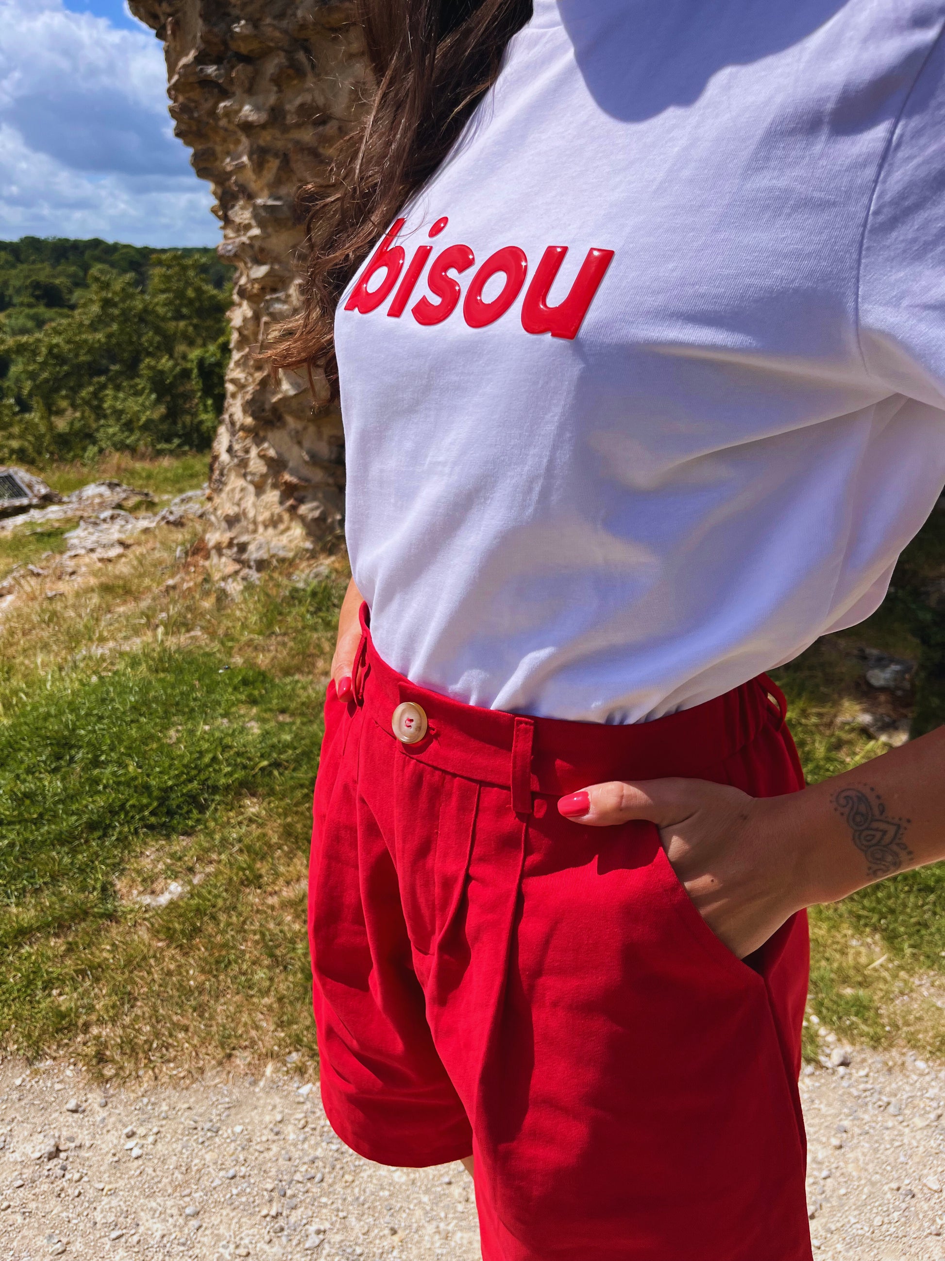 Calie - T-shirt glossy