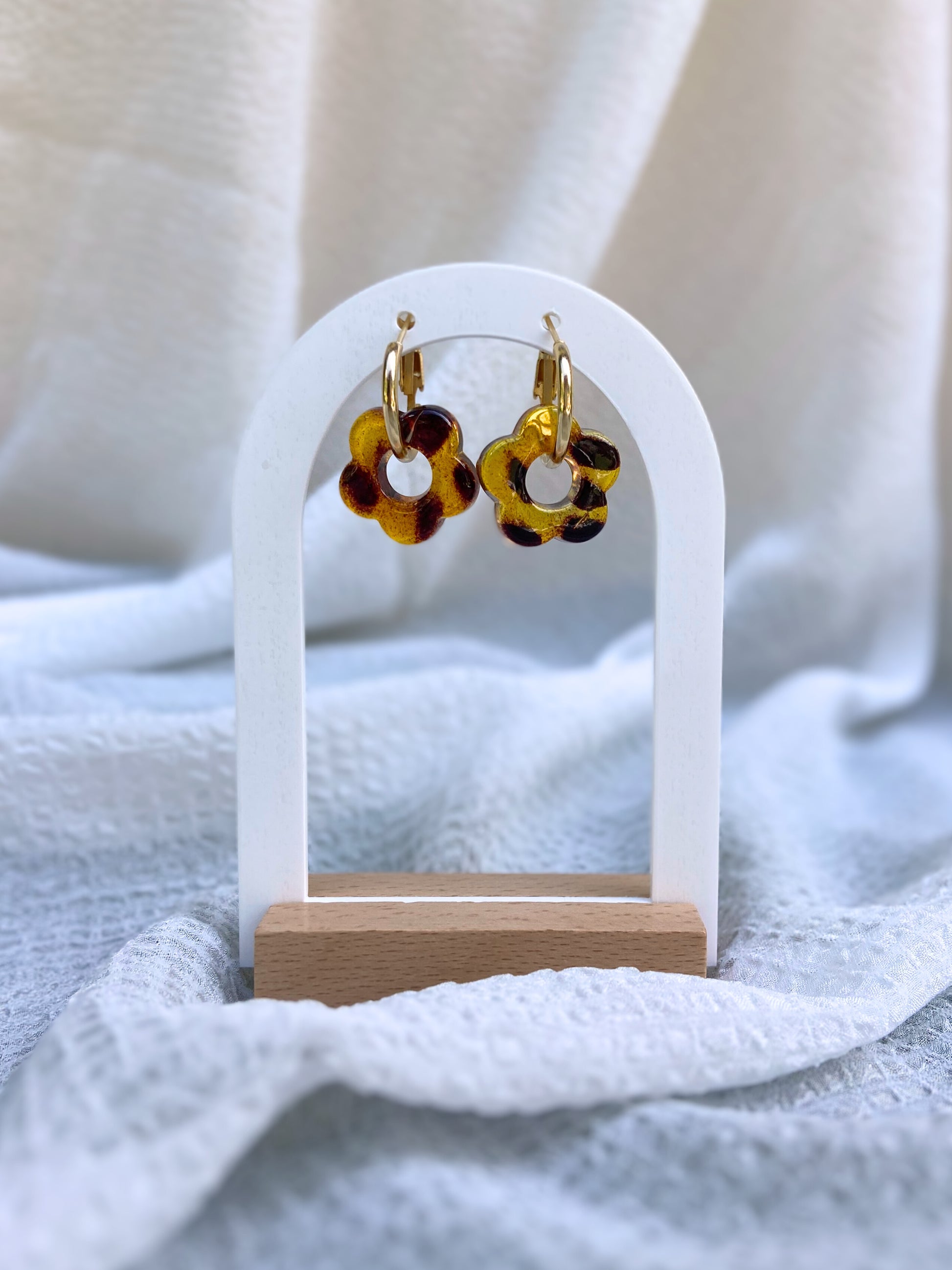 Solène - Boucles d’oreilles acrylique