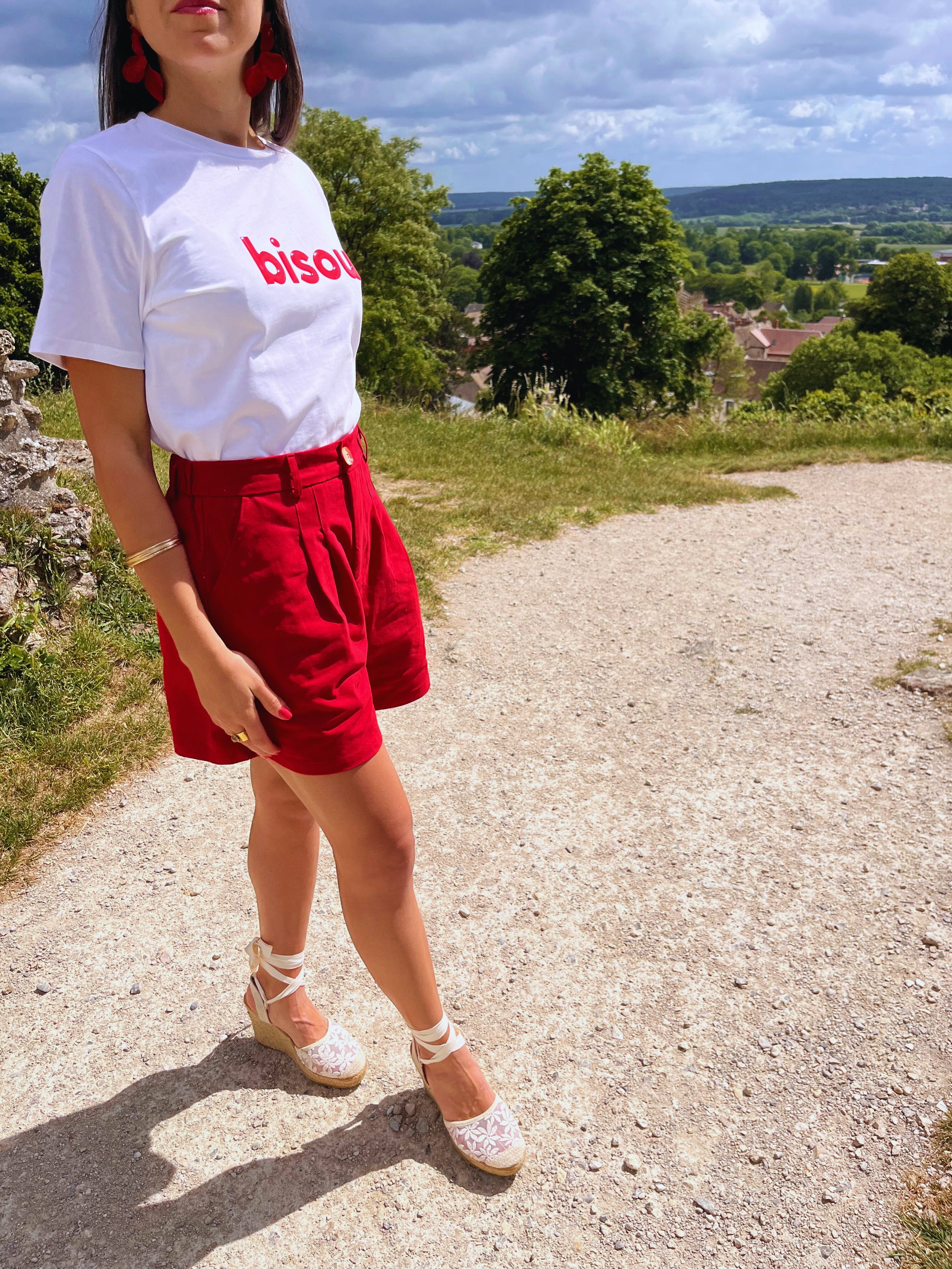Berta - Short à pinces