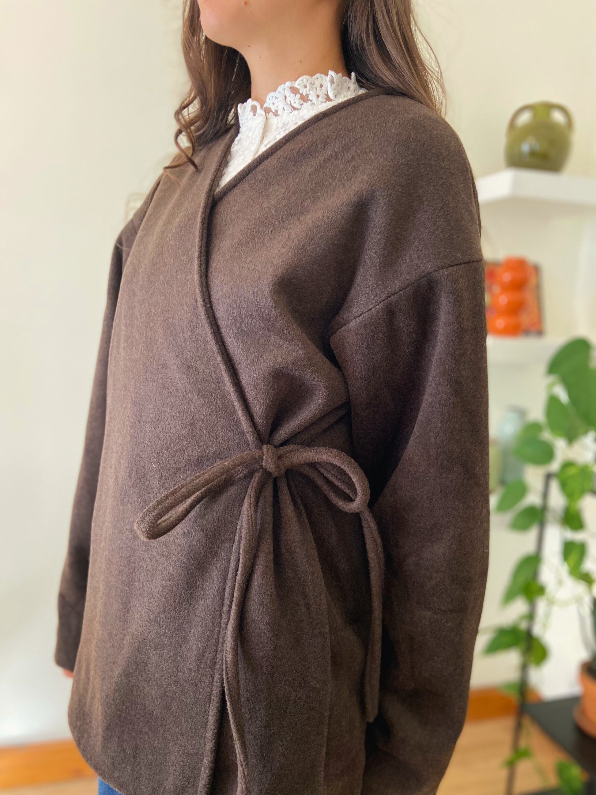 Sacha - Manteau chocolat