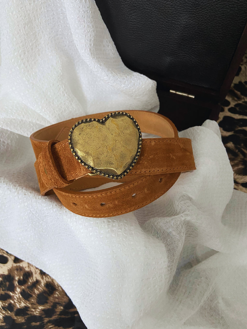 Oscar camel - Ceinture en cuir