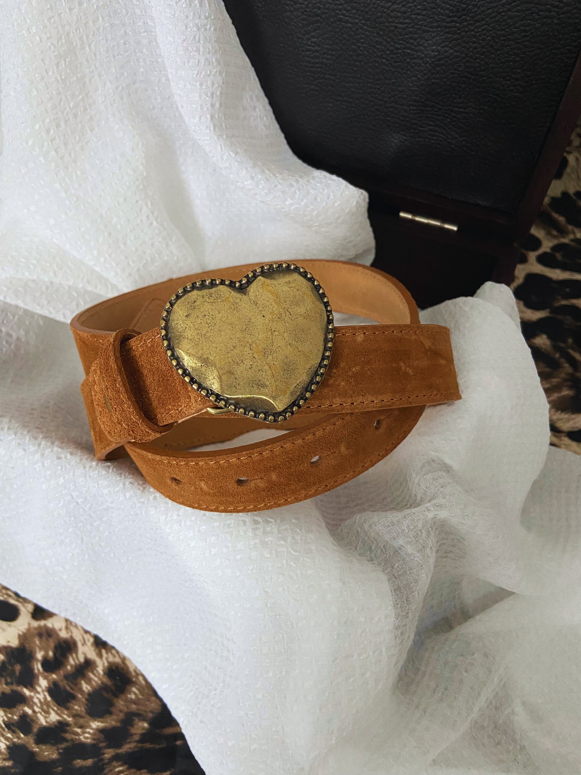 Oscar camel - Ceinture en cuir