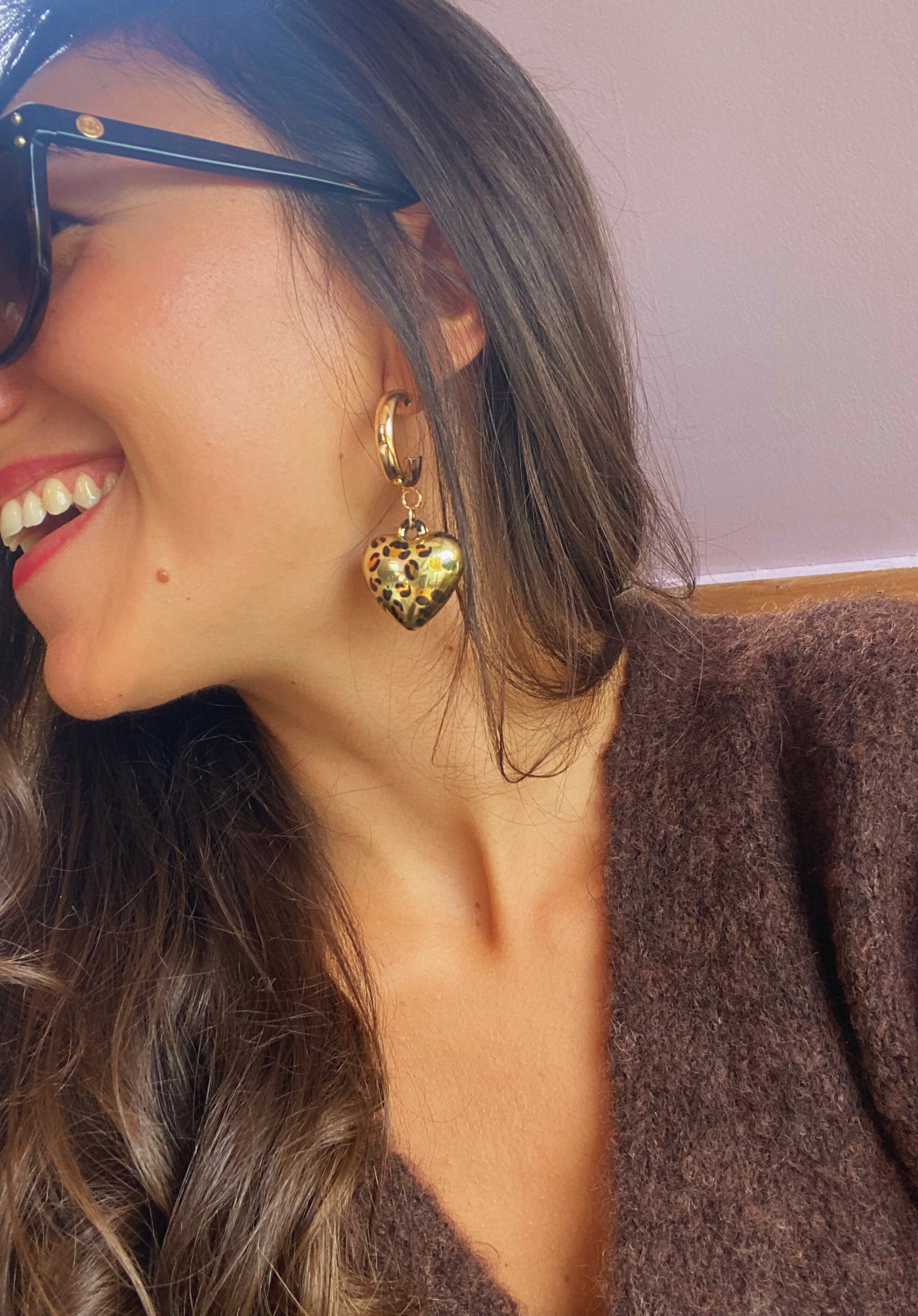 Léo - Boucles d’oreilles léopard