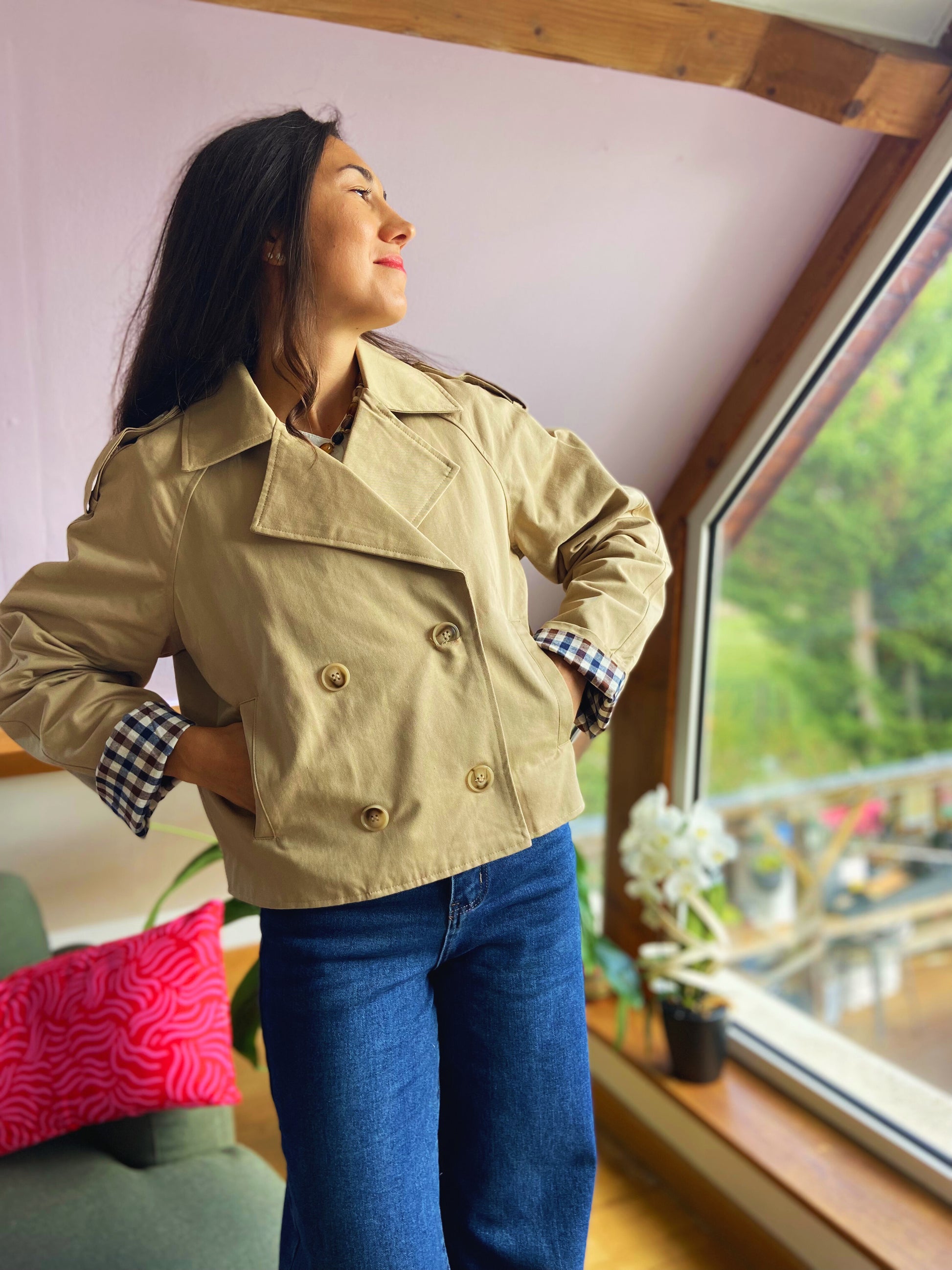 Omar - Trench court beige
