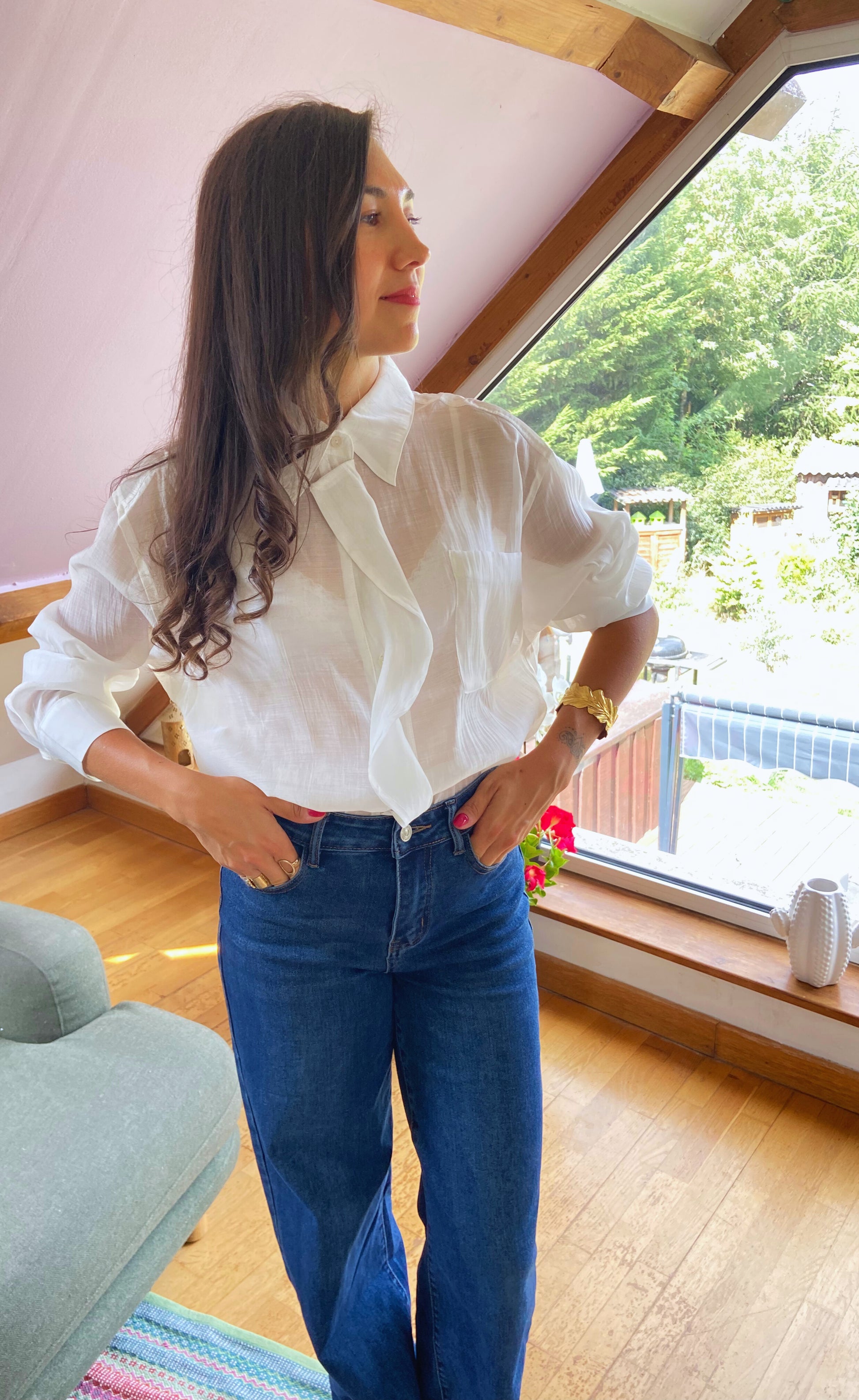 Camila - Chemise col classique