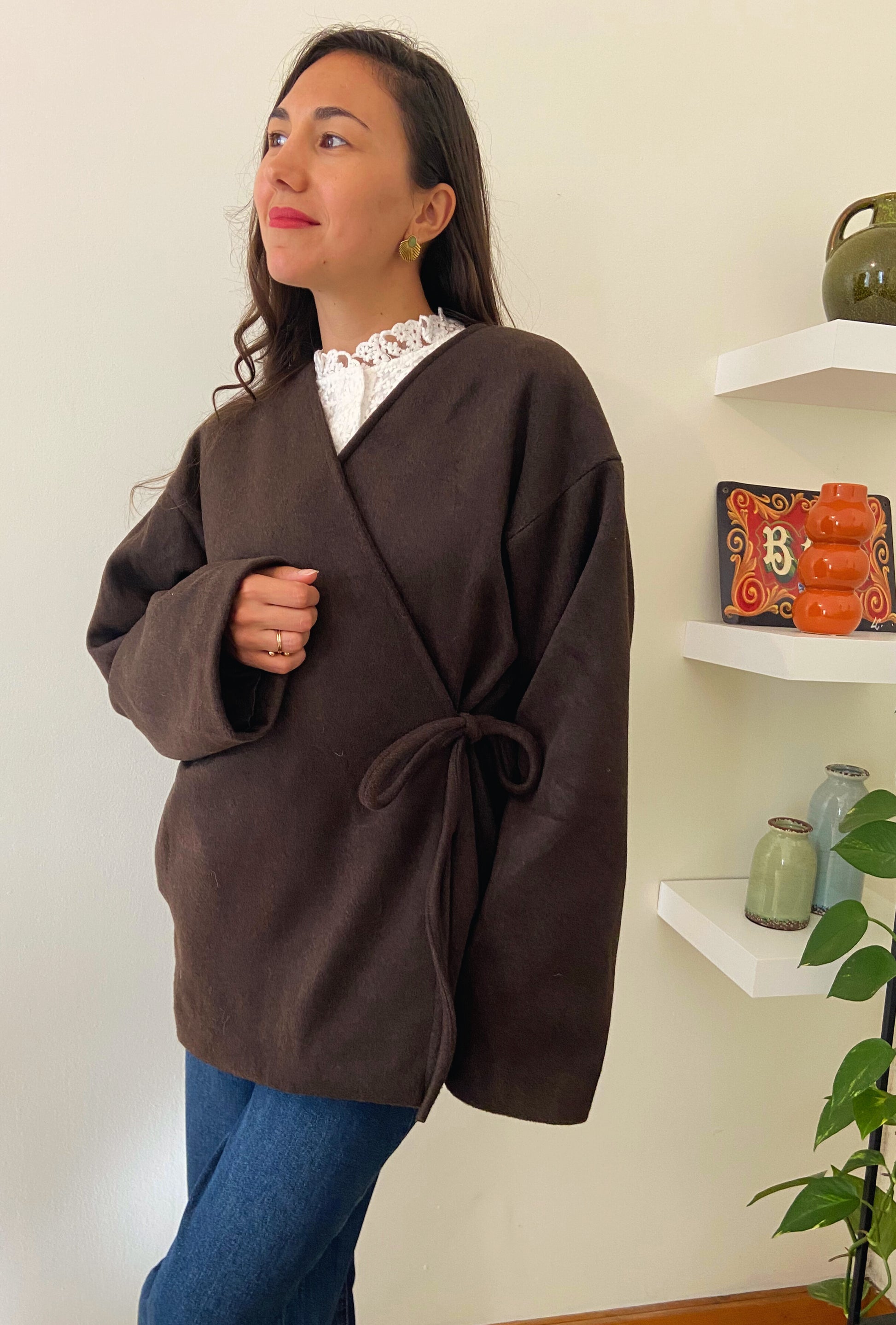 Sacha - Manteau chocolat