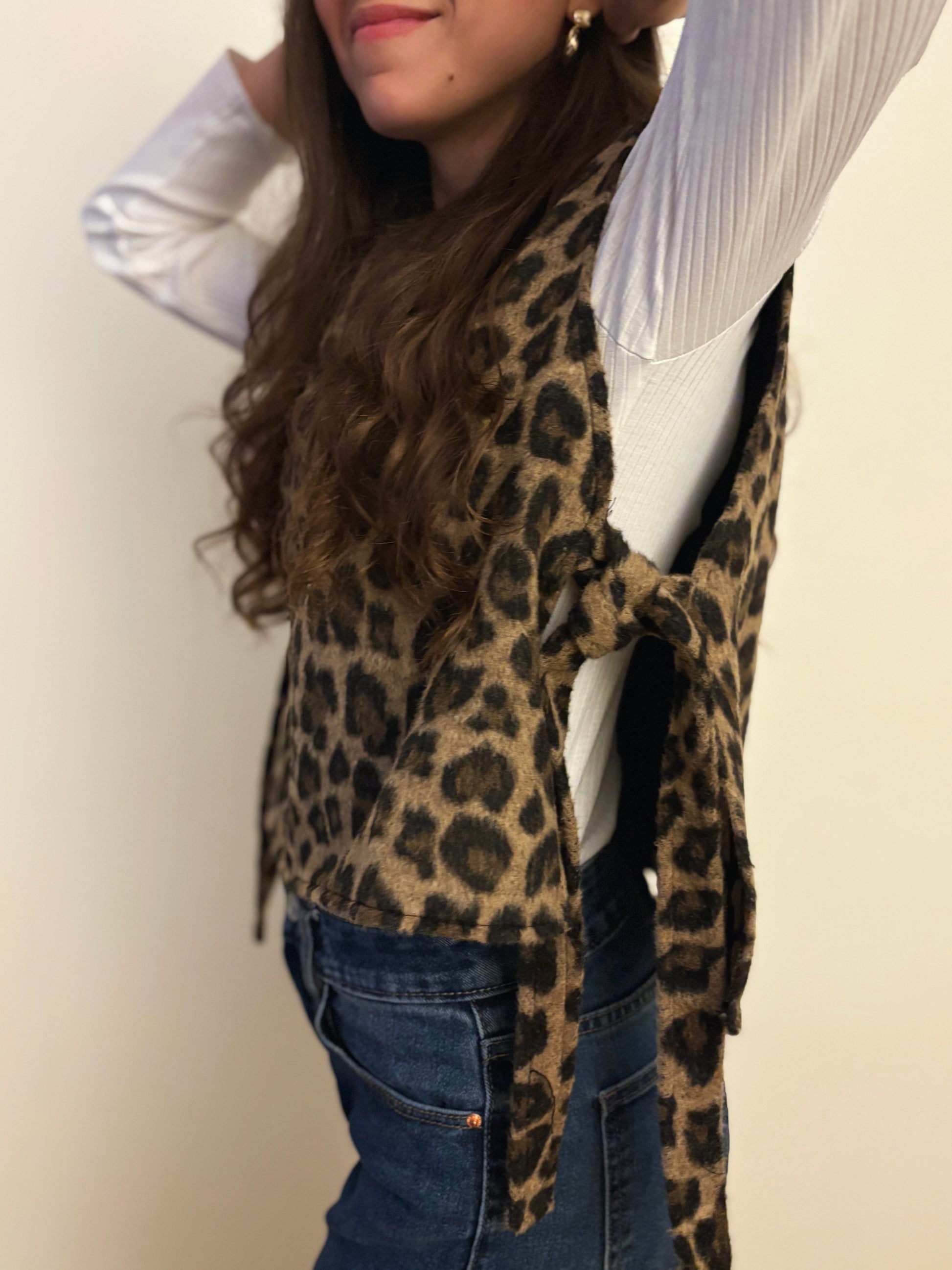 Louis - Pull sans manches avec nœuds