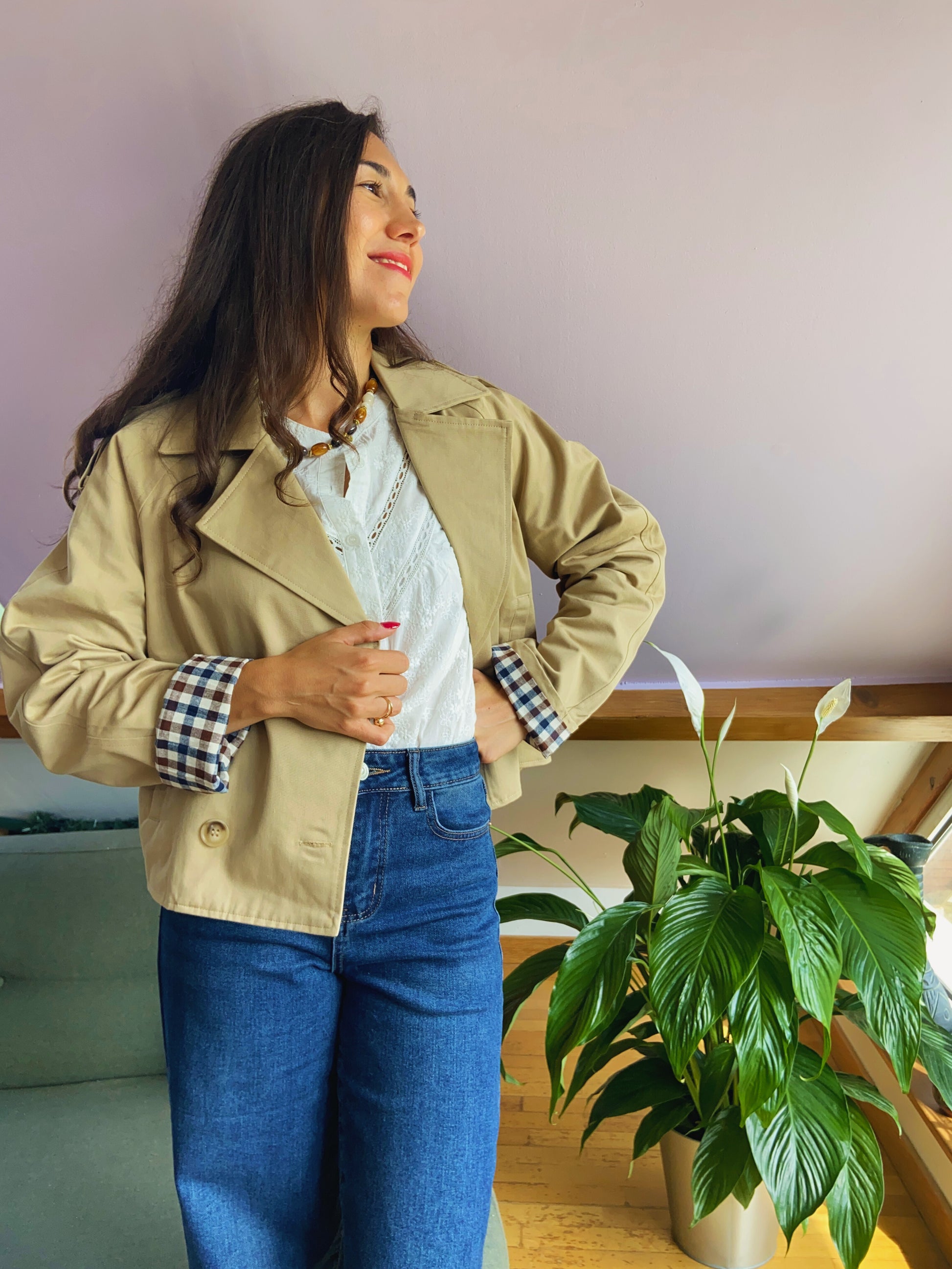 Omar - Trench court beige