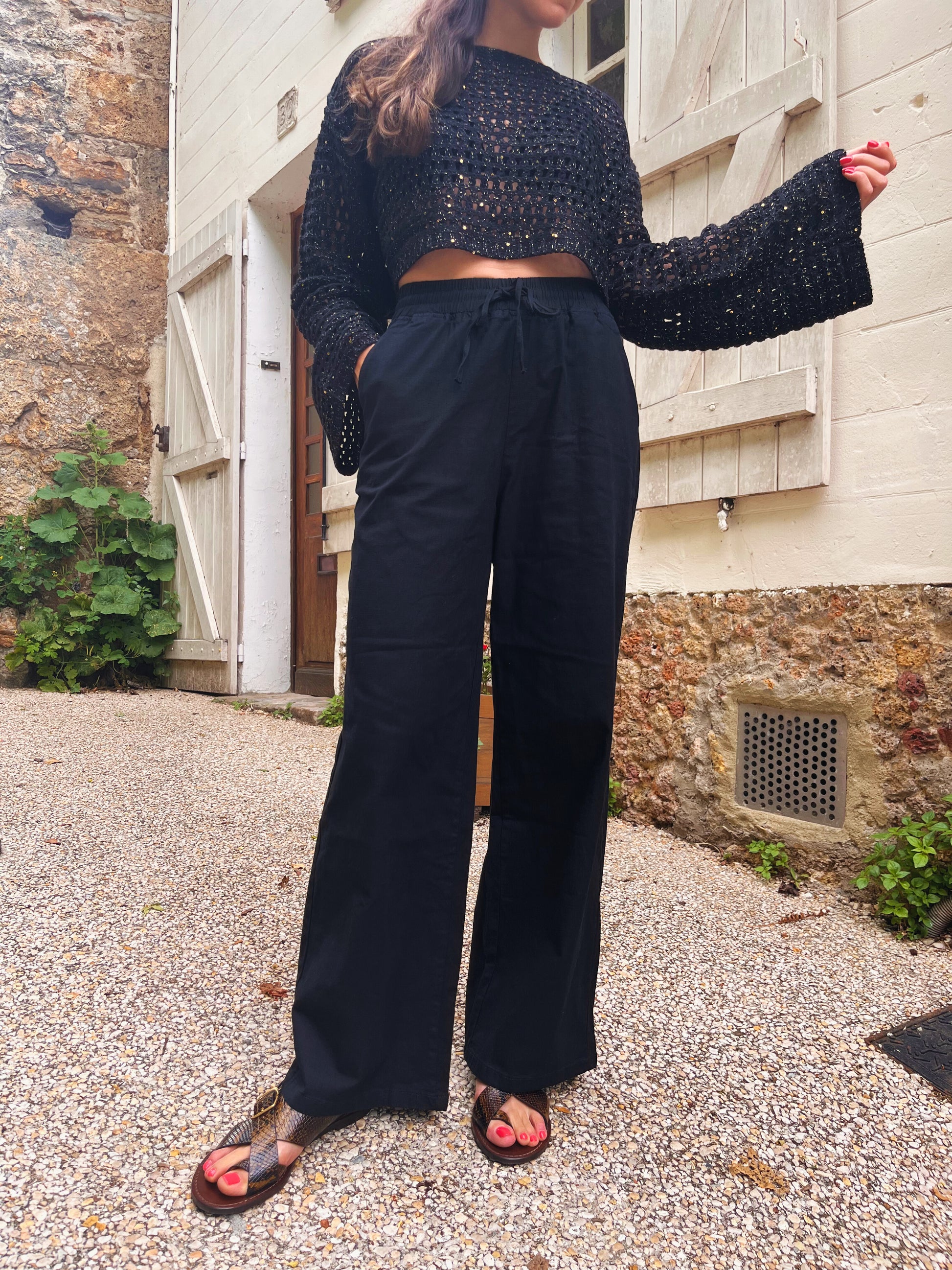 Sofia - Pantalon coton