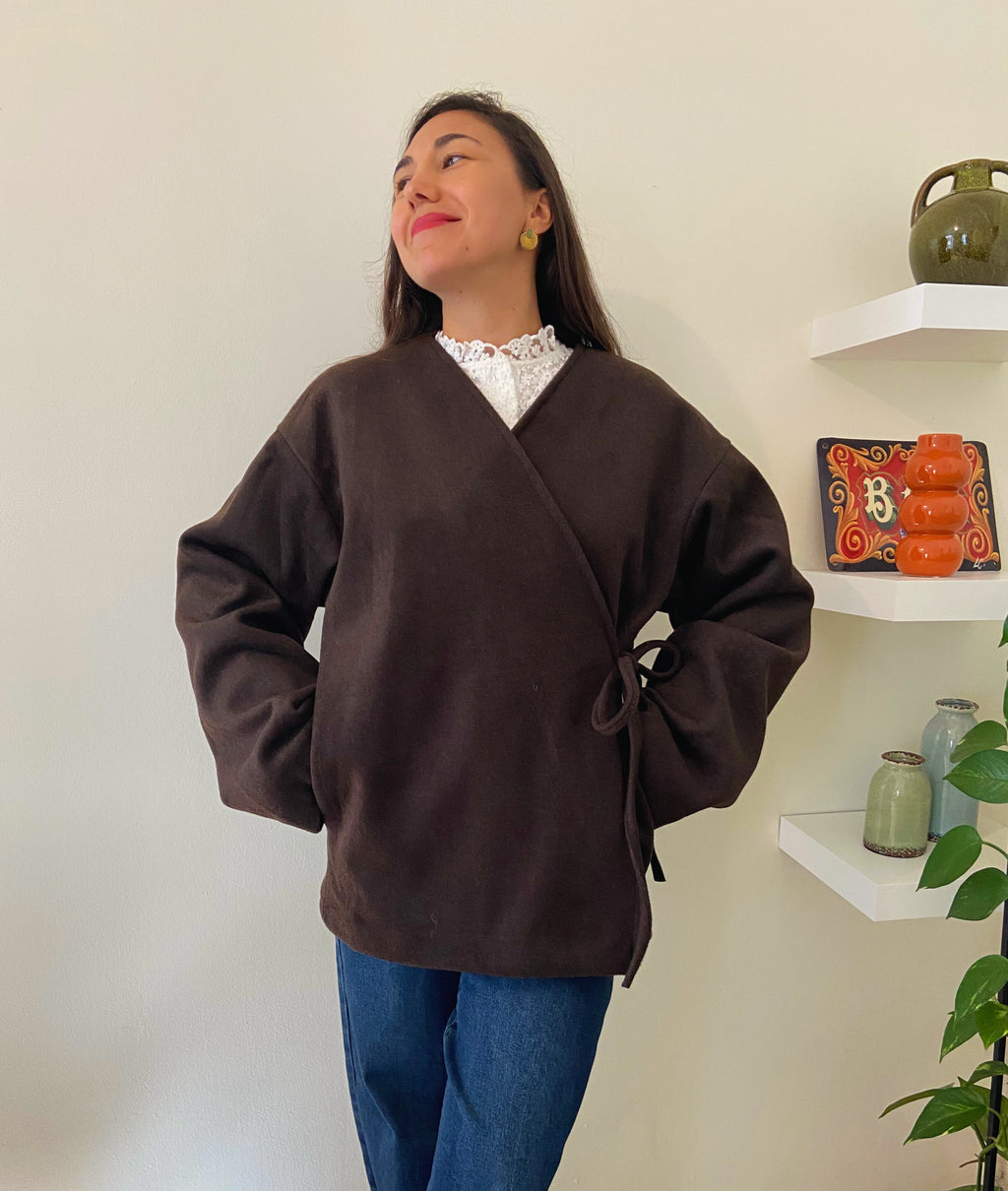 Sacha - Manteau chocolat