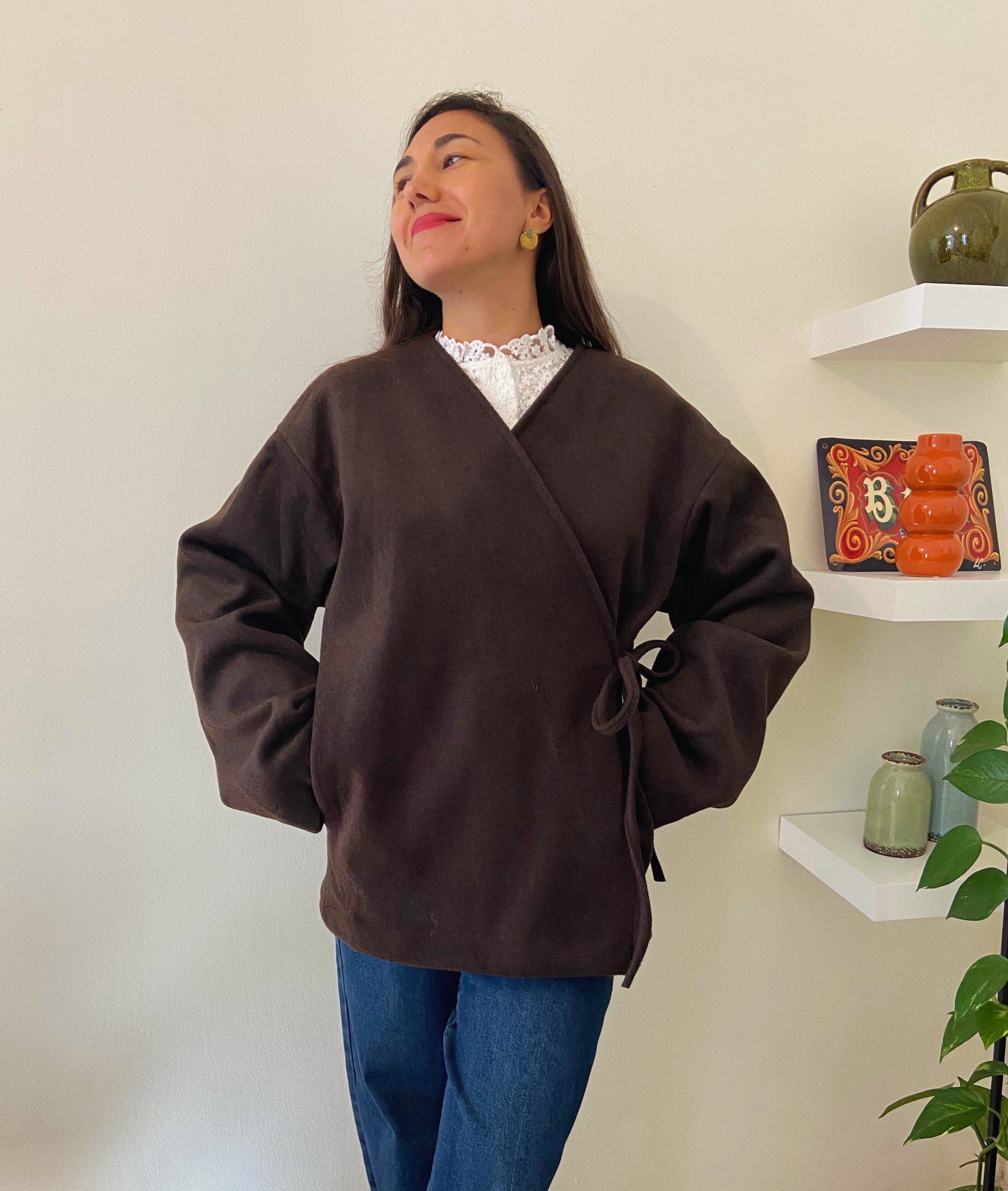 Sacha - Manteau chocolat