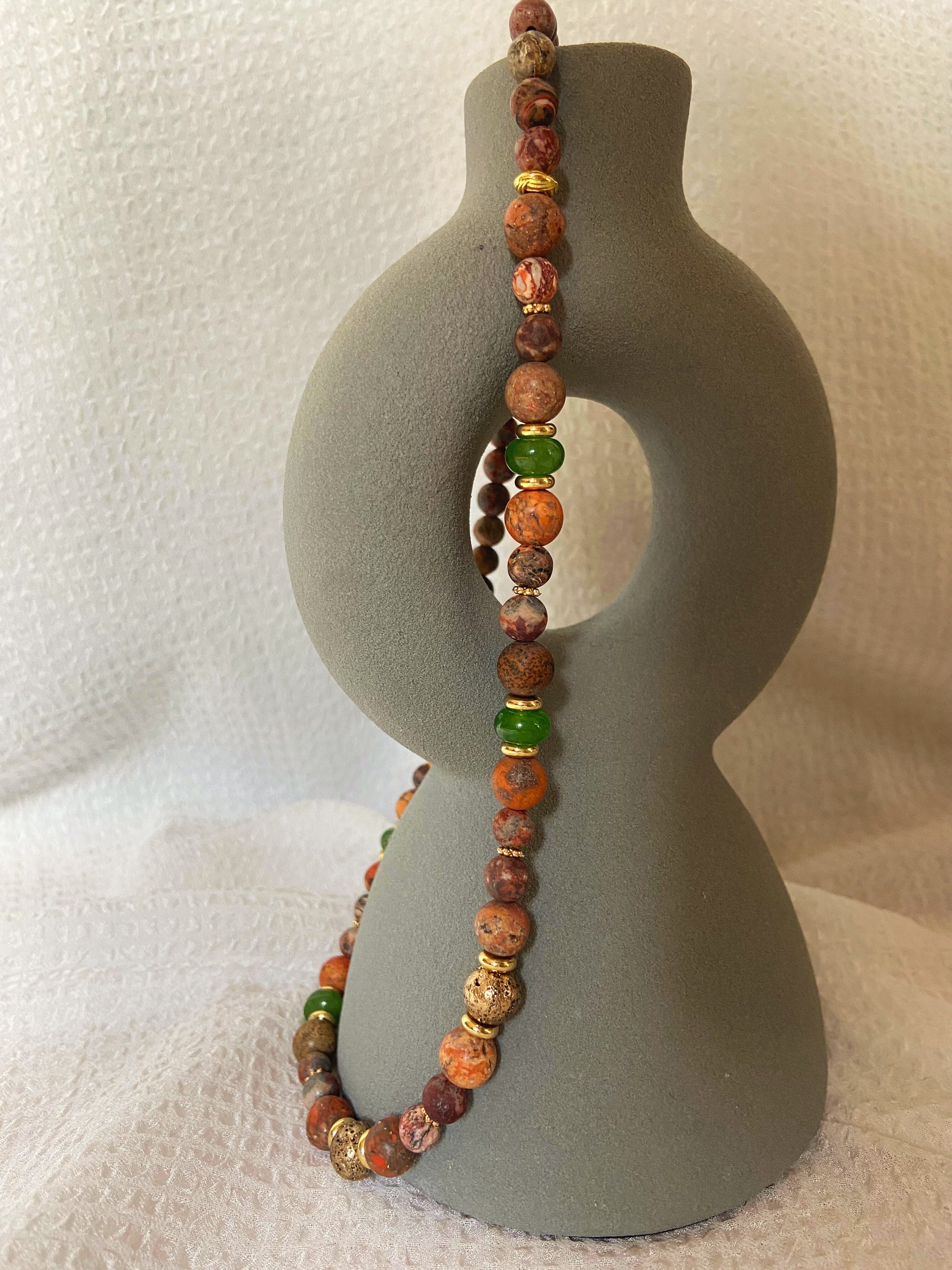Sienna - Collier pierres naturelles