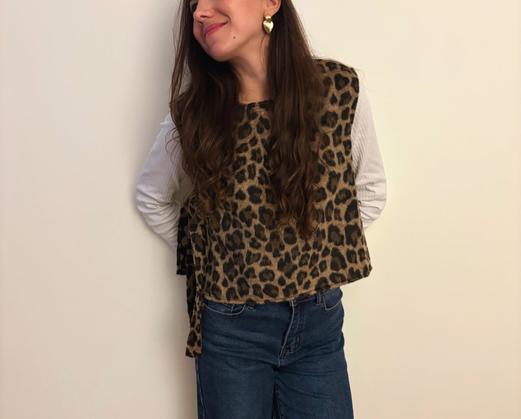 Louis - Pull sans manches avec nœuds