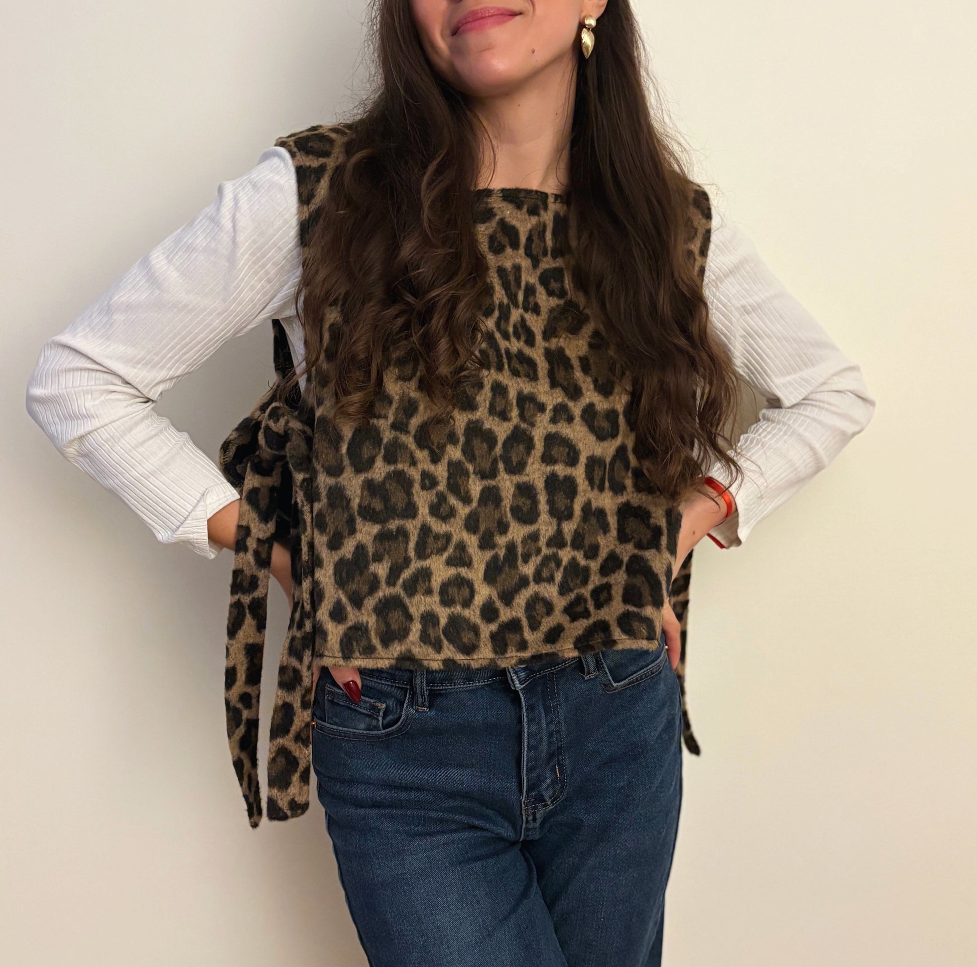 Louis - Pull sans manches avec nœuds