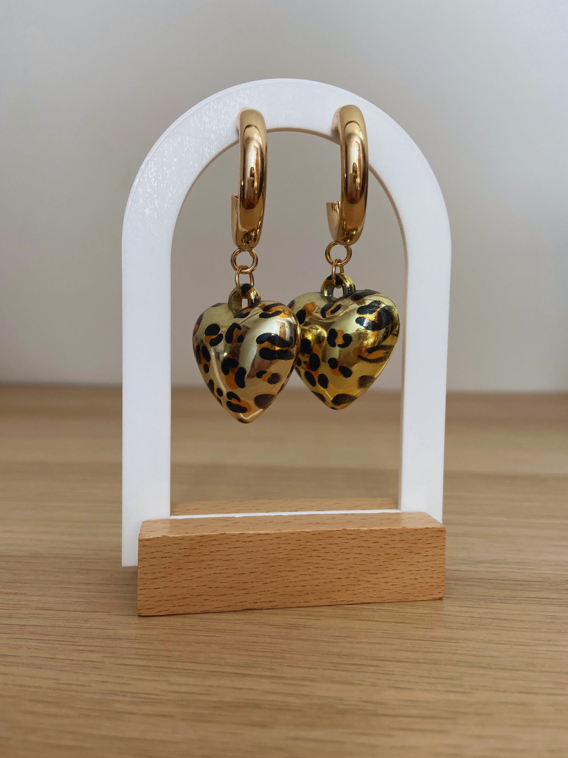 Léo - Boucles d’oreilles léopard