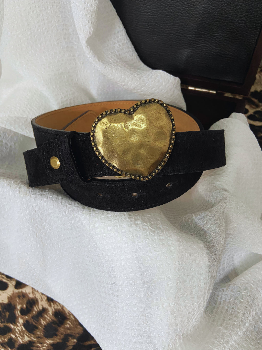 Oscar noir - Ceinture en cuir