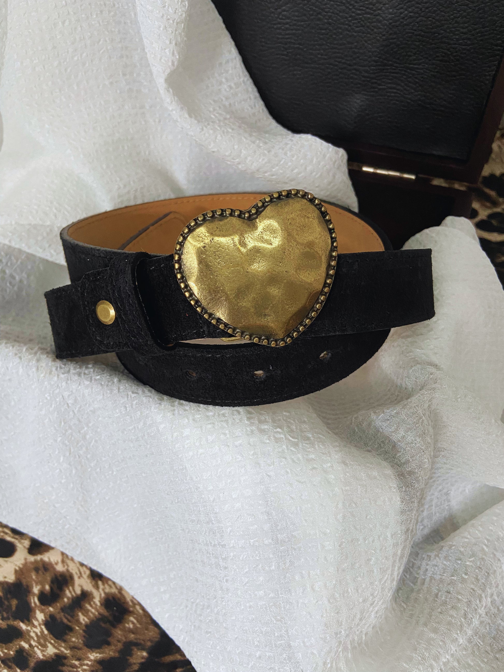 Oscar noir - Ceinture en cuir