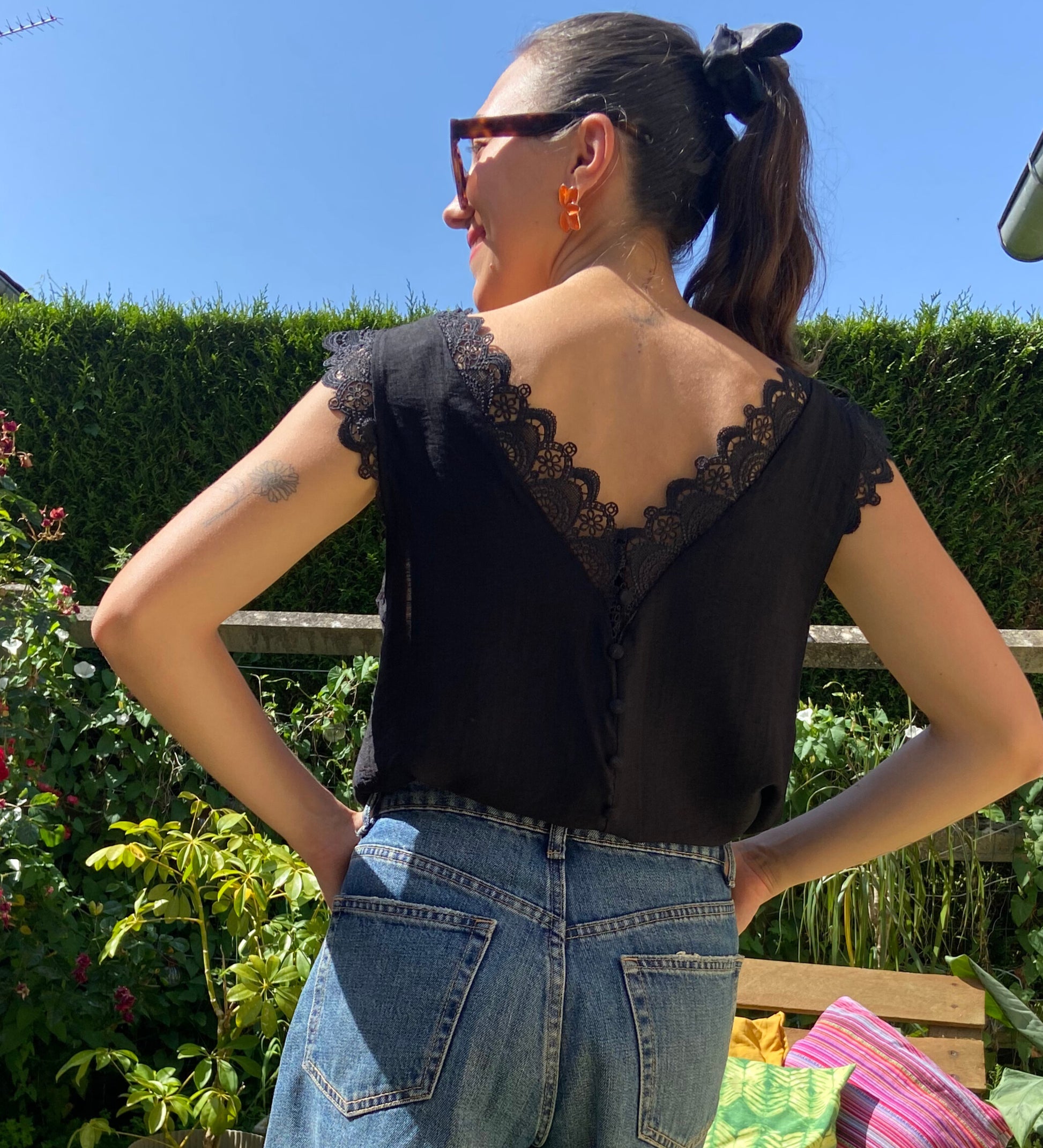 Roma - Blouse détail broderie