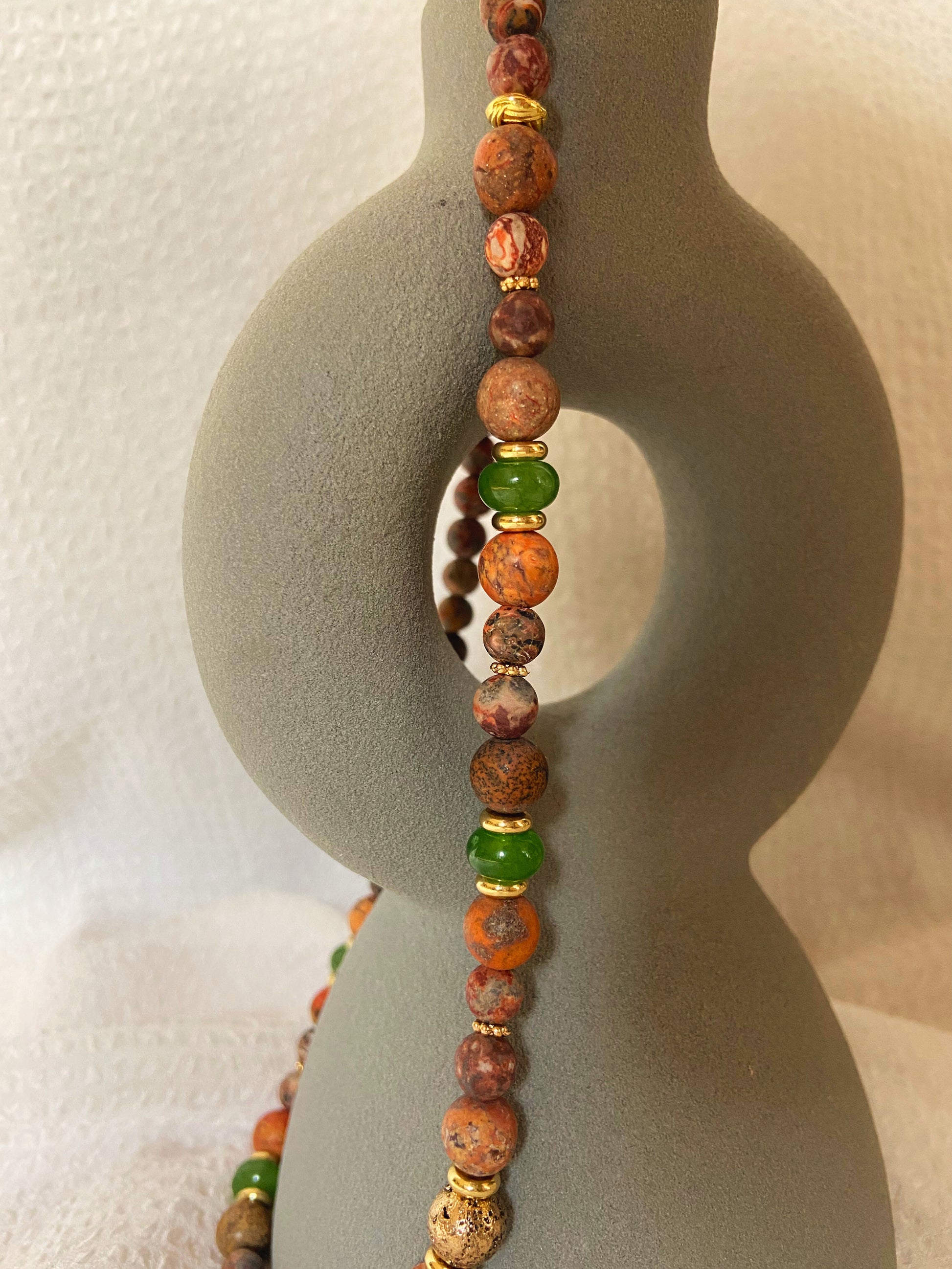 Sienna - Collier pierres naturelles