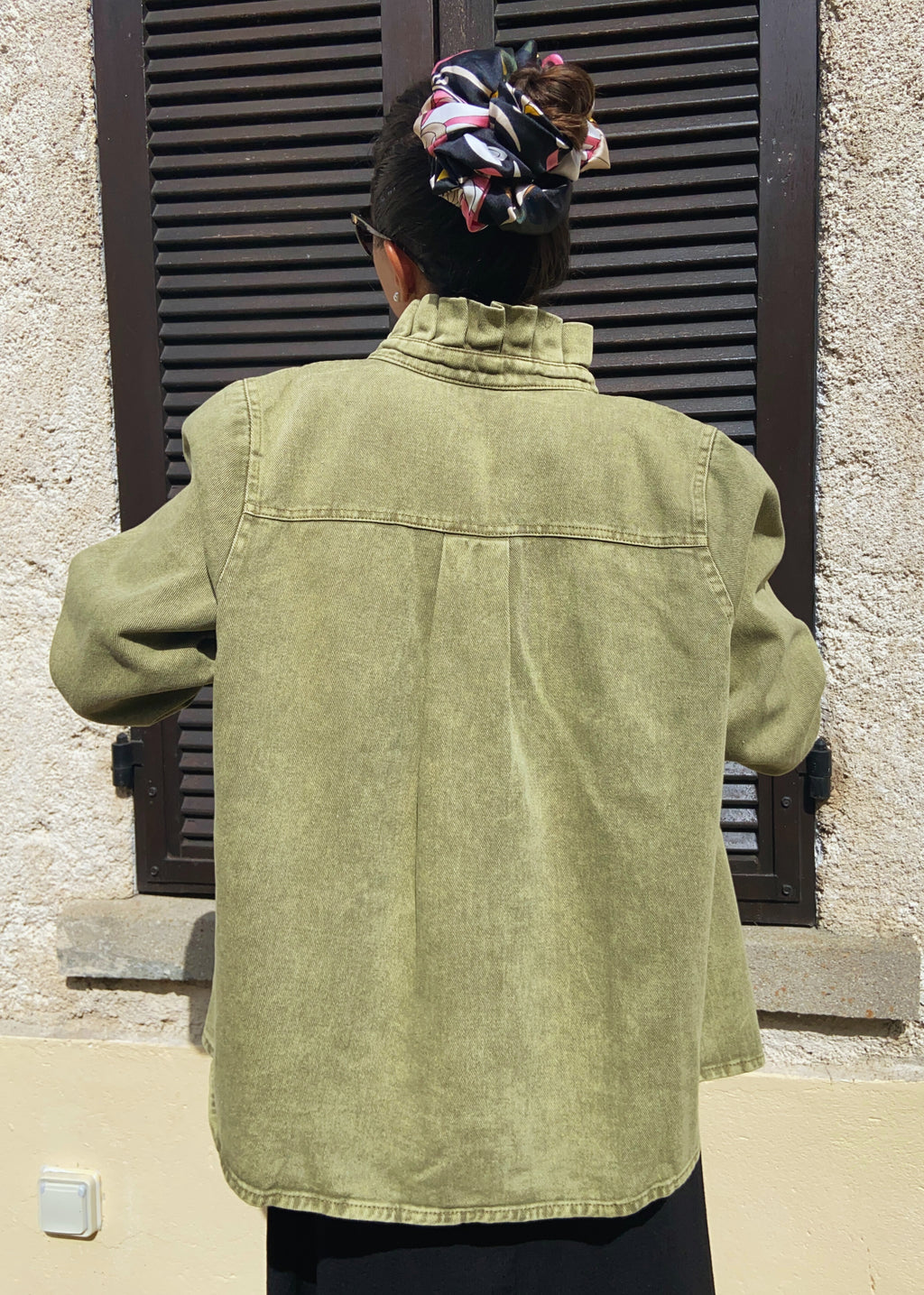 Paul kaki - Veste jean col montant