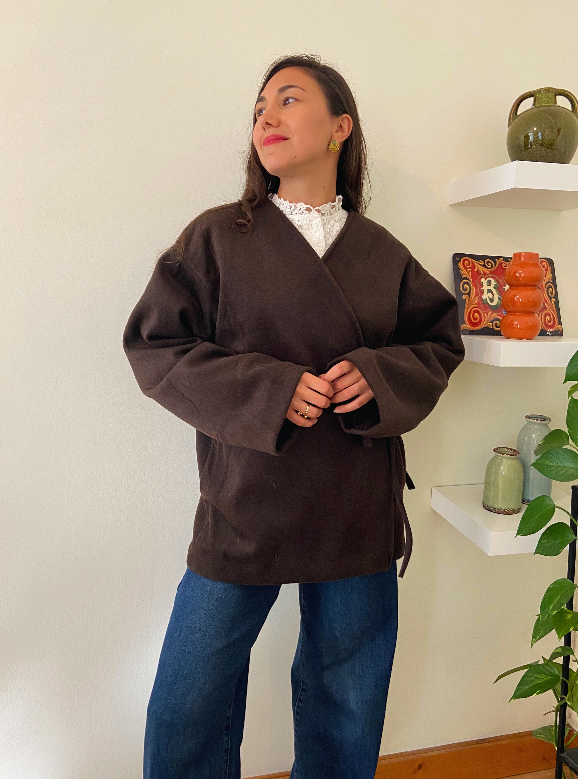 Sacha - Manteau chocolat