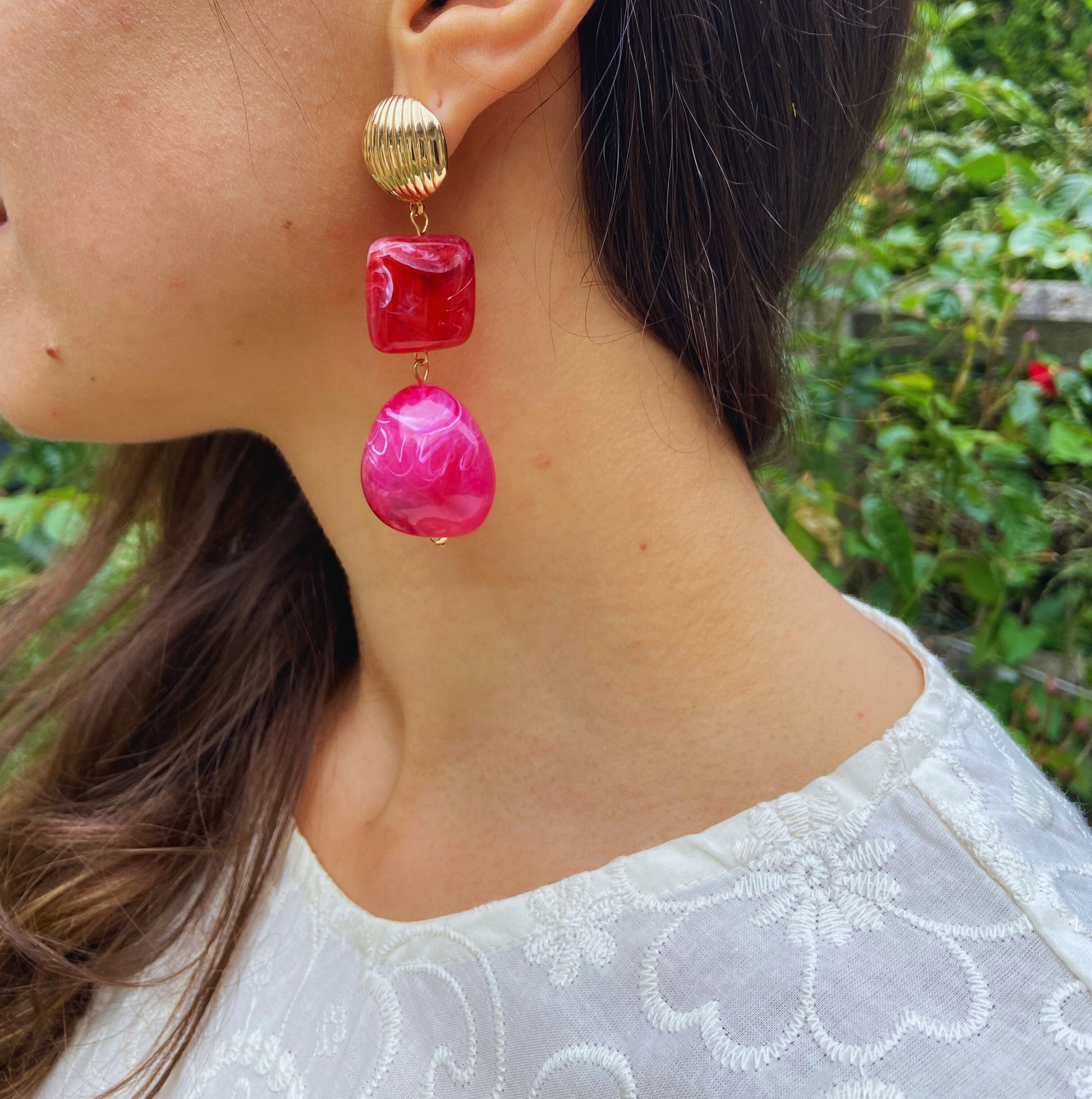 Emilia - Boucles d’oreilles acrylique