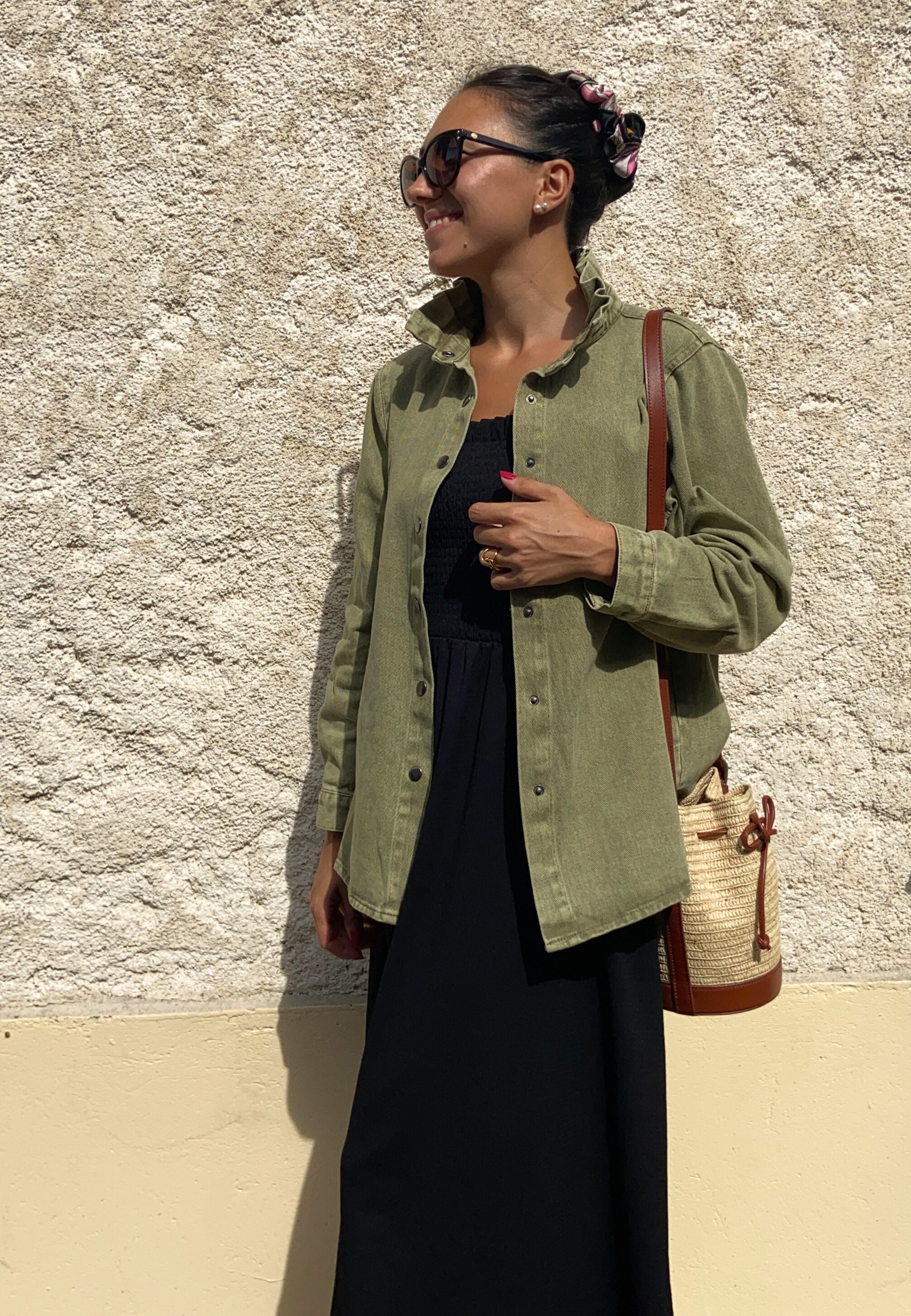 Paul kaki - Veste jean col montant