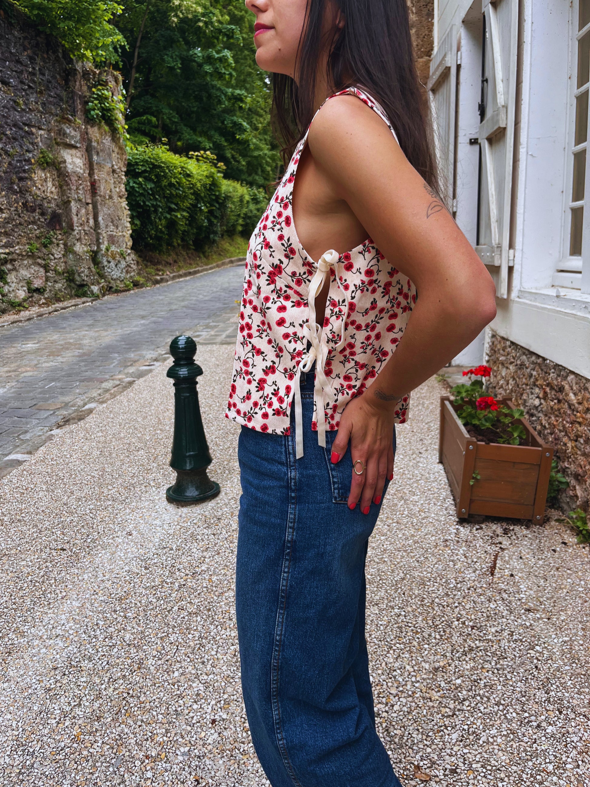 Julie - Top noué