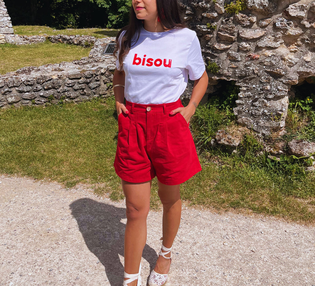 Berta - Short à pinces