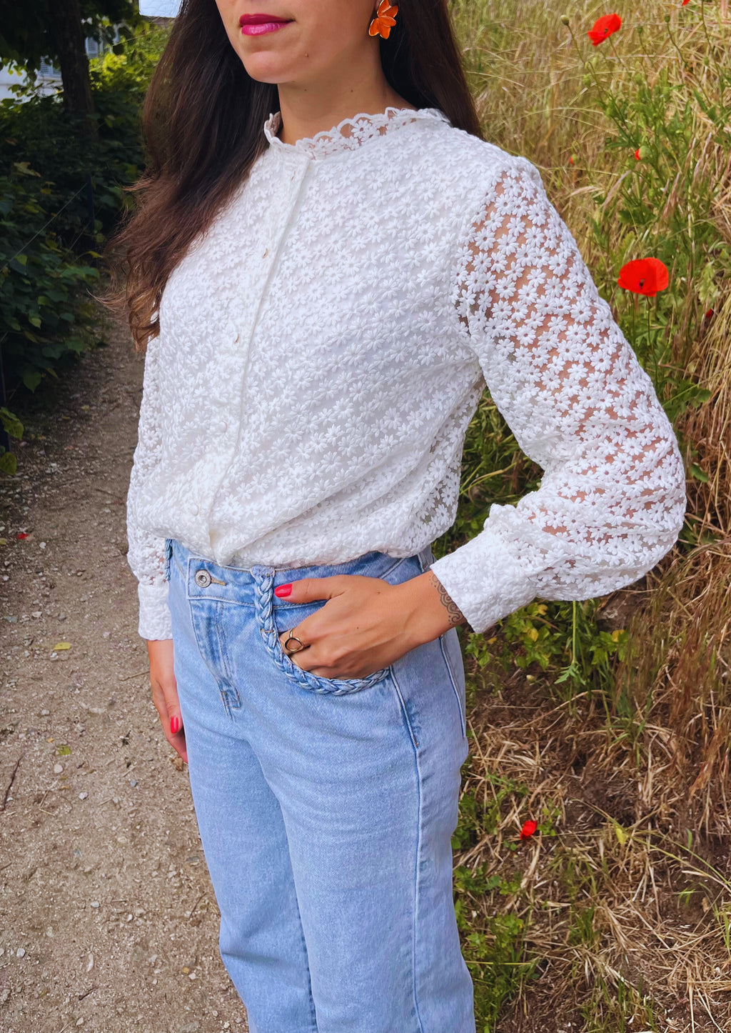 Nathalia - Chemise brodée